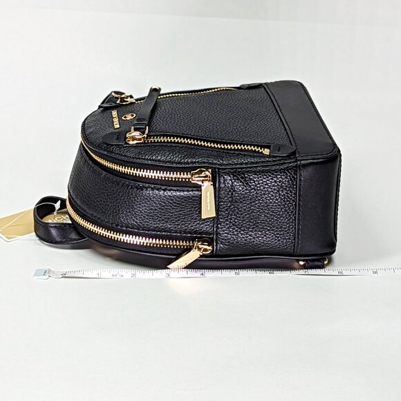 Michael Kors Brooklyn Mini Leather Pebbled Messenger Backpack (MSRP $258) - Picture 10 of 12